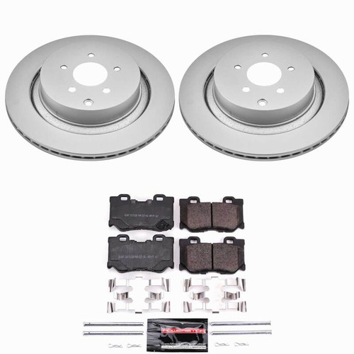 Power Stop 09-13 Infiniti FX50 Rear Z23 Coated Brake Kit - CPK5861-23 Photo - Primary