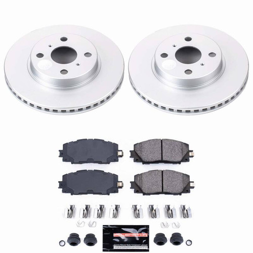 Power Stop 2013 Scion iQ Front Z23 Coated Brake Kit - CPK5863-23 Photo - Primary