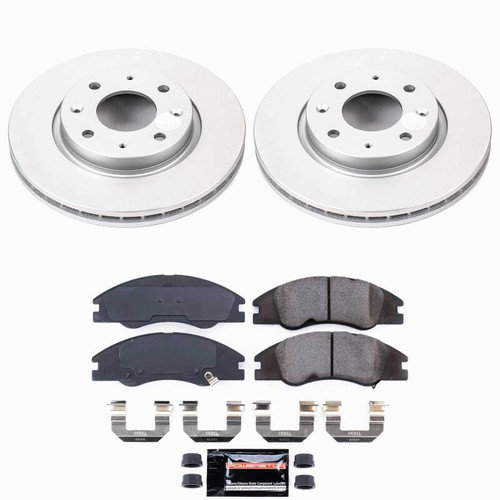 Power Stop 04-09 Kia Spectra Front Z23 Coated Brake Kit - CPK5903-23 Photo - Primary