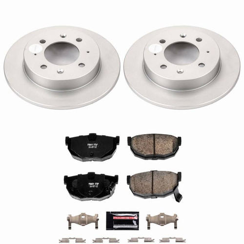 Power Stop 04-09 Kia Spectra Rear Z23 Coated Brake Kit - CPK5905-23 Photo - Primary