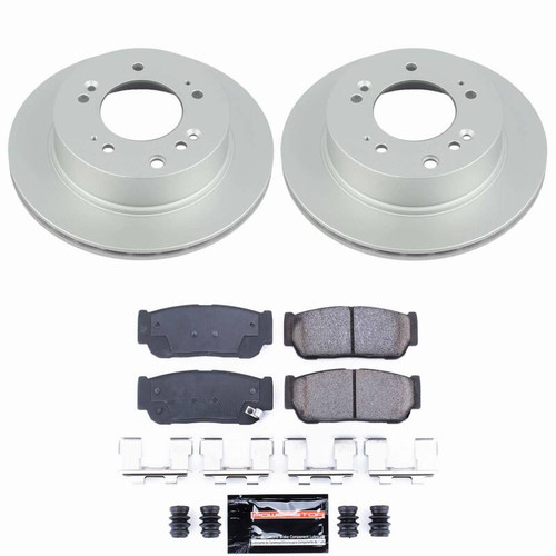 Power Stop 07-09 Kia Sorento Rear Z23 Coated Brake Kit - CPK5910-23 Photo - Primary