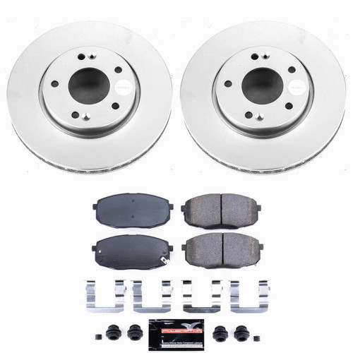 Power Stop 10-13 Kia Forte Front Z23 Coated Brake Kit - CPK5911-23 Photo - Primary