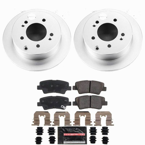 Power Stop 10-13 Kia Soul Rear Z23 Coated Brake Kit - CPK5916-23 Photo - Primary