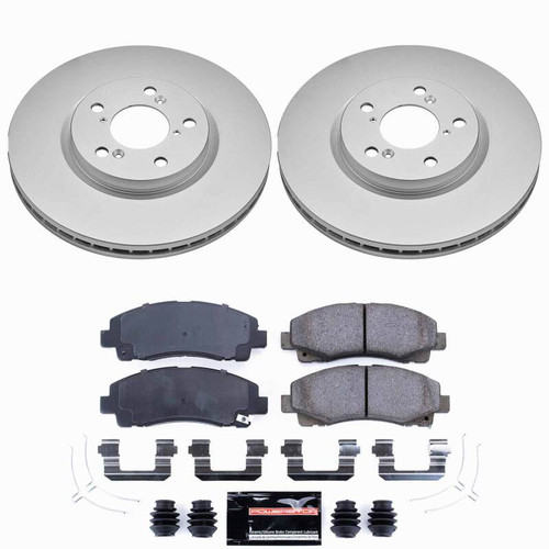 Power Stop 12-14 Honda Ridgeline Front Z23 Coated Brake Kit - CPK5939-23 Photo - Primary