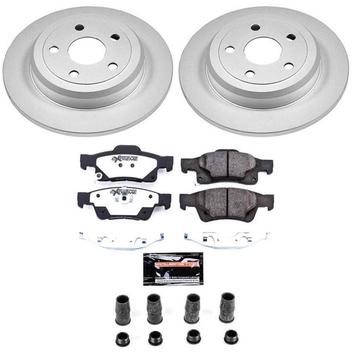 Power Stop 11-20 Dodge Durango Rear Z36 Coated Truck & Tow Brake Kit - CPK5950-36 Photo - Primary