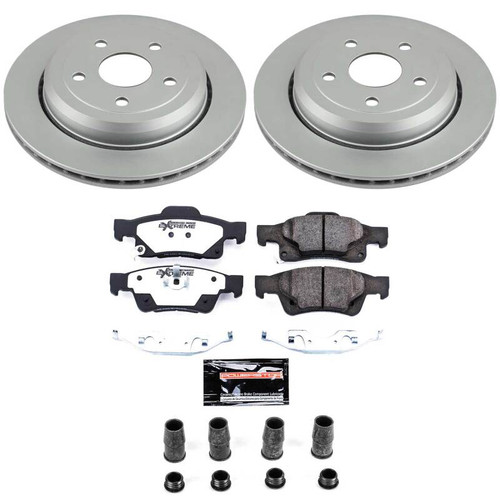 Power Stop 11-26 Dodge Durango Rear Z36 Coated Truck & Tow Brake Kit - CPK5953-36 Photo - Primary