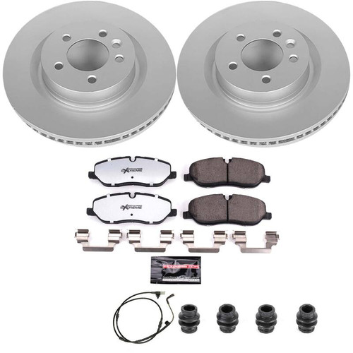 Power Stop 06-09 Land Rover Range Rover Sport Front Z36 Coated Truck & Tow Brake Kit - CPK6047-36 Photo - Primary