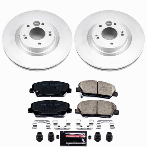 Power Stop 10-16 Hyundai Genesis Coupe Front Z23 Coated Brake Kit - CPK6169-23 Photo - Primary