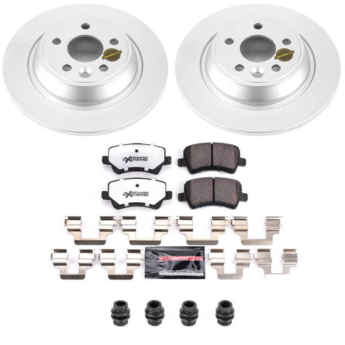 Power Stop 12-15 Land Rover Range Rover Evoque Rear Z36 Coated Truck & Tow Brake Kit - CPK6293-36 Photo - Primary