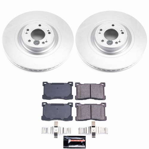 Power Stop 12-16 Hyundai Equus Front Z23 Coated Brake Kit - CPK6313-23 Photo - Primary