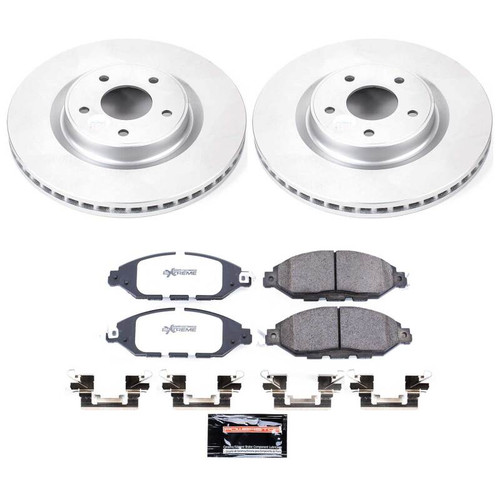 Power Stop 2013 Infiniti JX35 Front Z36 Coated Truck & Tow Brake Kit - CPK6496-36 Photo - Primary