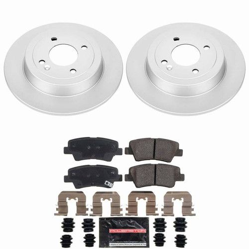 Power Stop 12-22 Hyundai Accent Rear Z23 Coated Brake Kit - CPK6507-23 Photo - Primary