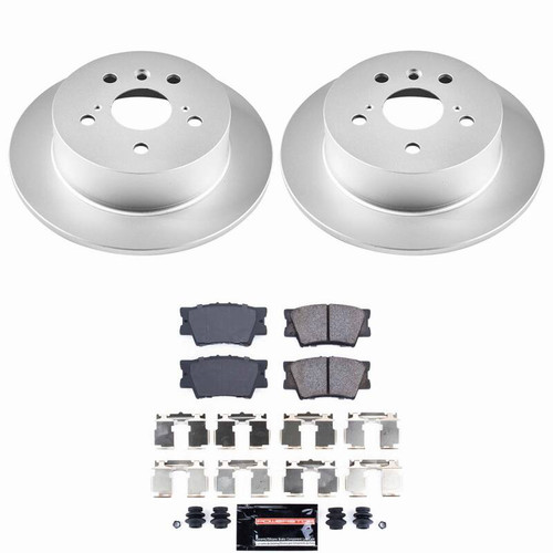 Power Stop 13-18 Lexus ES300h Rear Z23 Coated Brake Kit - CPK6520-23 Photo - Primary