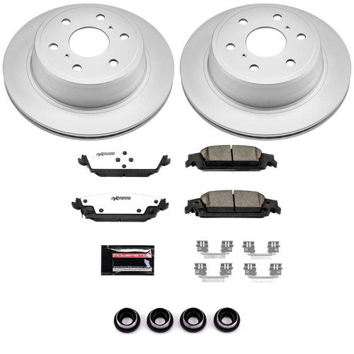 Power Stop 15-20 Cadillac Escalade Rear Z36 Coated Truck & Tow Brake Kit - CPK6562-36 Photo - Primary