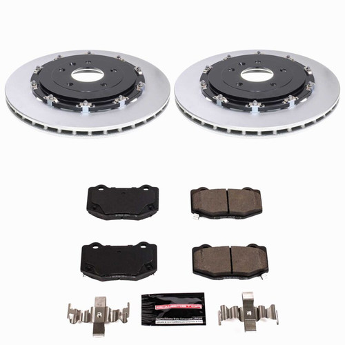 Power Stop 15-19 Chevrolet Corvette Rear Z23 Coated Brake Kit - CPK6789-23 Photo - Primary