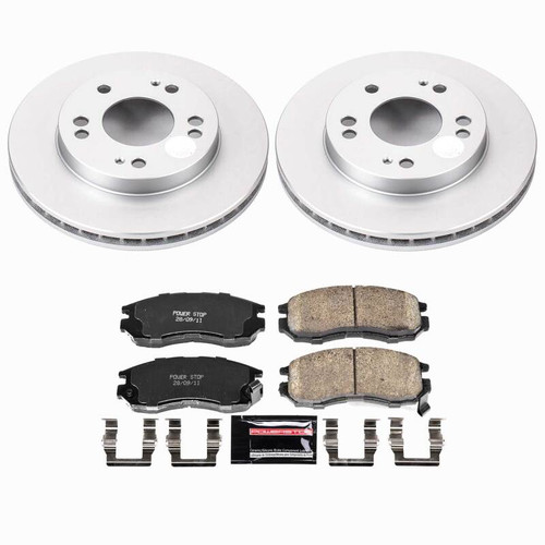 Power Stop 95-05 Chrysler Sebring Front Z23 Coated Brake Kit - CPK681-23 Photo - Primary