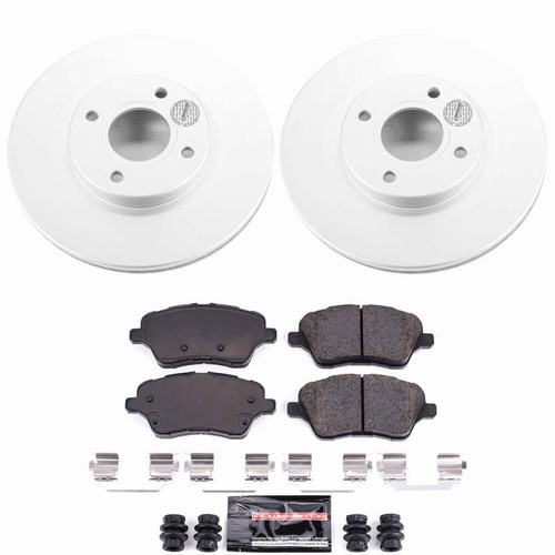 Power Stop 14-19 Ford Fiesta Front Z23 Coated Brake Kit - CPK6818-23 Photo - Primary