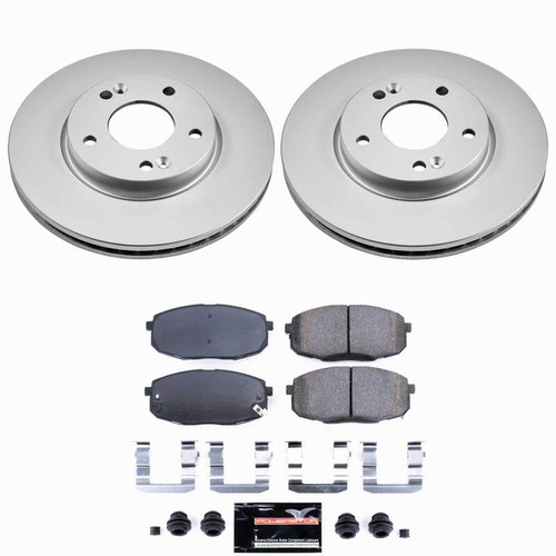 Power Stop 14-16 Kia Soul Front Z23 Coated Brake Kit - CPK6946-23 Photo - Primary