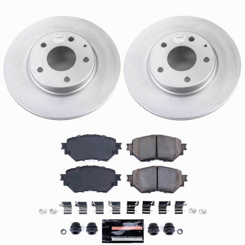 Power Stop 14-16 Mazda 3 Front Z23 Coated Brake Kit - CPK6975-23 Photo - Primary