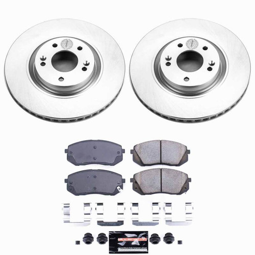 Power Stop 2015 Hyundai Sonata Front Z23 Coated Brake Kit - CPK7083-23 Photo - Primary