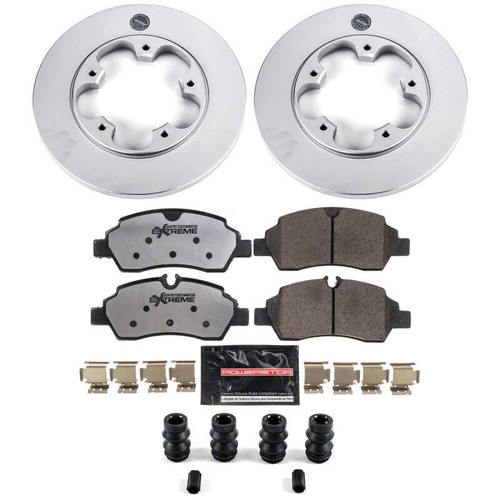 Power Stop 15-19 Ford Transit-150 Rear Z36 Coated Truck & Tow Brake Kit - CPK7145-36 Photo - Primary