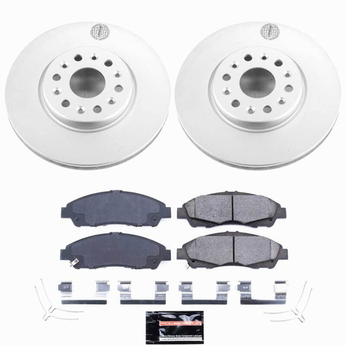 Power Stop 18-20 Buick Enclave Front Z23 Coated Brake Kit - CPK7409-23 Photo - Primary