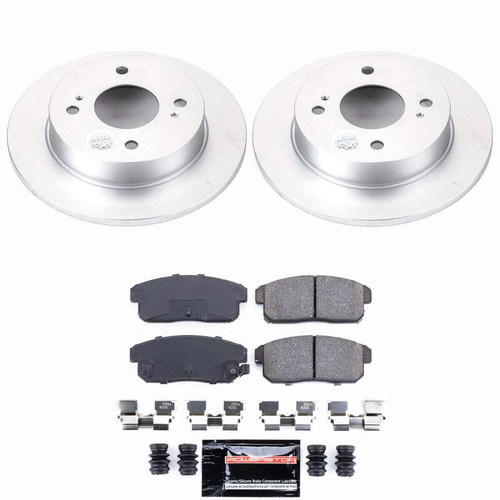 Power Stop 01-02 Infiniti G20 Rear Z23 Coated Brake Kit - CPK741-23 Photo - Primary