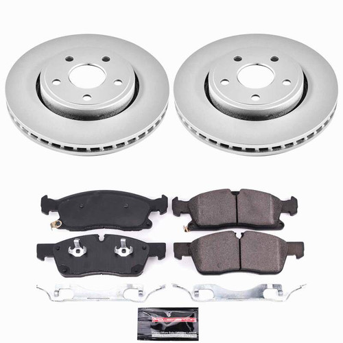 Power Stop 17-20 Jeep Grand Cherokee Front Z23 Coated Brake Kit - CPK7412-23 Photo - Primary