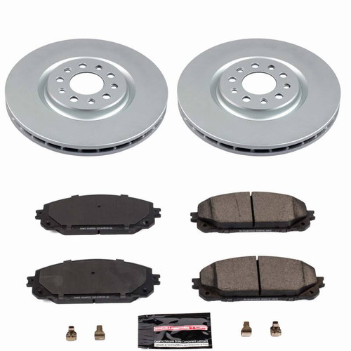 Power Stop 16-23 Jeep Cherokee Front Z23 Coated Brake Kit - CPK7414-23 Photo - Primary