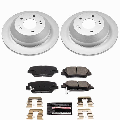 Power Stop 10-18 Hyundai Santa Fe Rear Z23 Coated Brake Kit - CPK7507-23 Photo - Primary