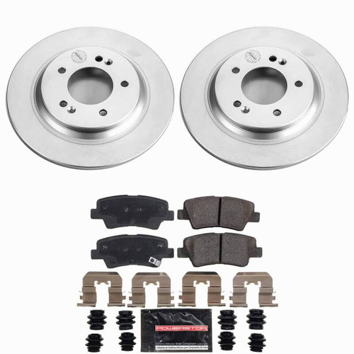 Power Stop 17-22 Hyundai Ioniq Rear Z23 Coated Brake Kit - CPK7524-23 Photo - Primary
