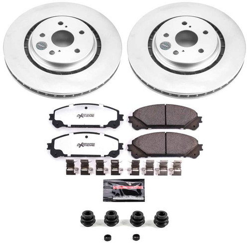 Power Stop 22-24 Lexus NX350 Front Z36 Coated Truck & Tow Brake Kit - CPK7688-36 Photo - Primary