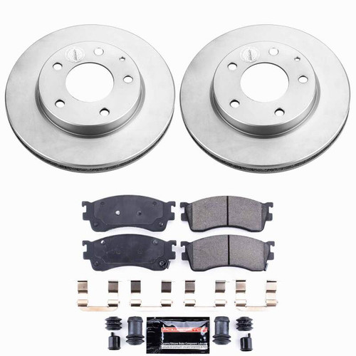 Power Stop 01-03 Mazda Protege Front Z23 Coated Brake Kit - CPK788-23 Photo - Primary