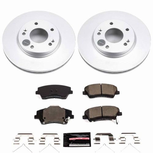 Power Stop 17-22 Hyundai Ioniq Front Z23 Coated Brake Kit - CPK7893-23 Photo - Primary