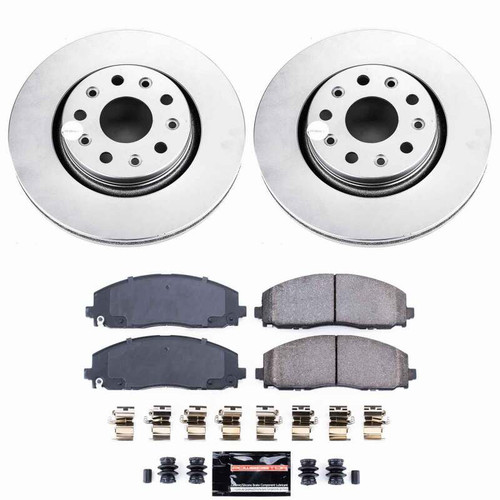 Power Stop 20-25 Jeep Gladiator Front Z23 Coated Brake Kit - CPK7940-23 Photo - Primary
