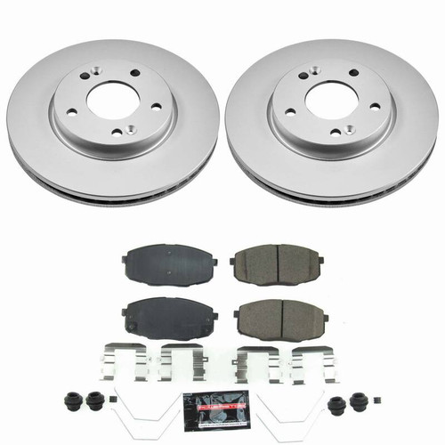 Power Stop 18-20 Hyundai Elantra GT Front Z23 Coated Brake Kit - CPK8007-23 Photo - Primary