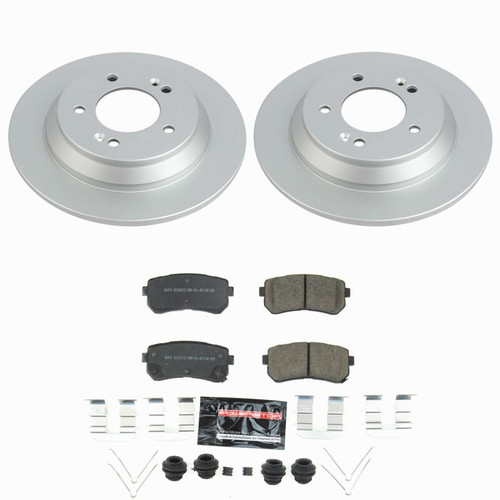 Power Stop 18-23 Hyundai Kona Rear Z23 Coated Brake Kit - CPK8307-23 Photo - Primary