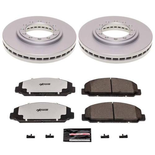 Power Stop 20-22 Isuzu NPR-XD Front Z36 Coated Truck & Tow Brake Kit - CPK8367-36 Photo - Primary