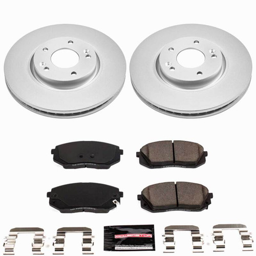 Power Stop 2017 Kia Optima Front Z23 Coated Brake Kit - CPK8621-23 Photo - Primary