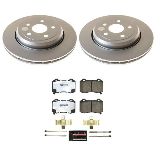 Power Stop 18-26 Dodge Durango Rear Z36 Coated Truck & Tow Brake Kit - CPK8758-36 Photo - Primary