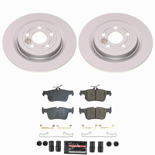 Power Stop 21-25 Ford Mustang Mach-E Rear Z23 Coated Brake Kit - CPK8766-23 Photo - Primary
