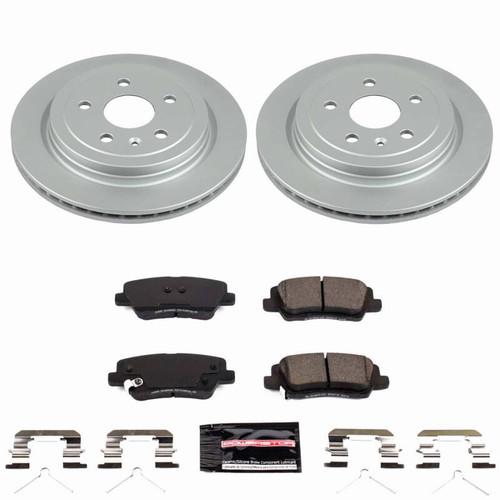 Power Stop 2019 Cadillac CTS Rear Z23 Coated Brake Kit - CPK8965-23 Photo - Primary
