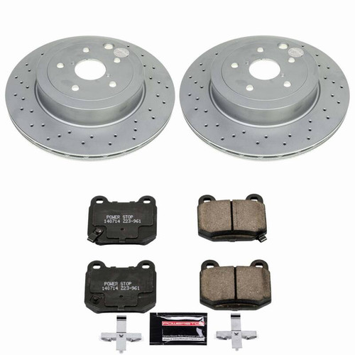 Power Stop 2021 Subaru WRX Rear Z23 Coated Brake Kit - CPK9015-23 Photo - Primary
