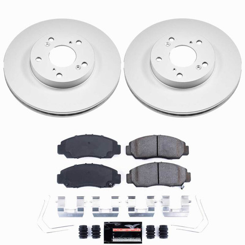 Power Stop 06-11 Honda Civic Front Z23 Coated Brake Kit - CPK9109-23 Photo - Primary