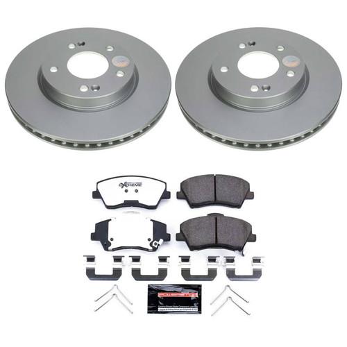 Power Stop 23-24 Kia Niro Front Z36 Coated Truck & Tow Brake Kit - CPK9239-36 Photo - Primary