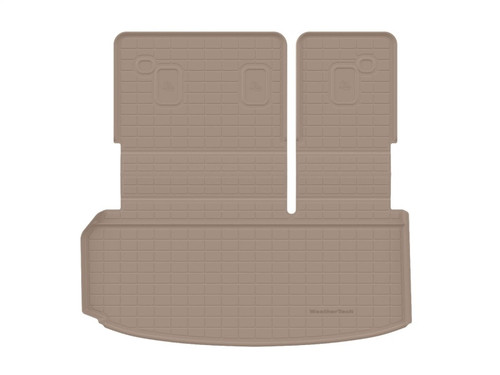 WeatherTech 24-26 Chevrolet Traverse/24-26 GMC Acadia Seatback Cargo Liners HP - Tan - 411857IM Photo - Primary