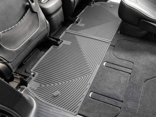 WeatherTech 17-27 Chrysler Pacifica (Limited/Select) Rear All-Weather Floor Mats - Grey - W794GR Photo - Mounted