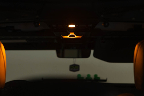 DV8 Offroad Elite Push Button Dome Light - White/Amber - BE1EDM-A Photo - out of package