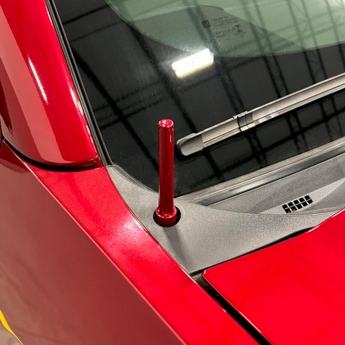 Wehrli 07.5-19 GM HD/14-23 GM 1500 Truck Billet TIG Torch Stubby Antenna - Illusion Blueberry - WCF100041-IBB User 5