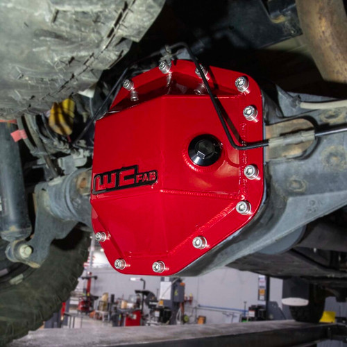 Wehrli 17-24 Ford F250/F350 SRW Dana M275 Rear Axle Differential Cover - Candy Red - WCF100184-CR Photo - Mounted